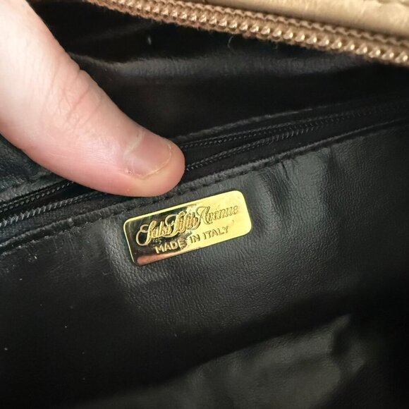 Vintage Saks Fifth Avenue Woven Bottega Veneta Bag - Picture 3 of 6